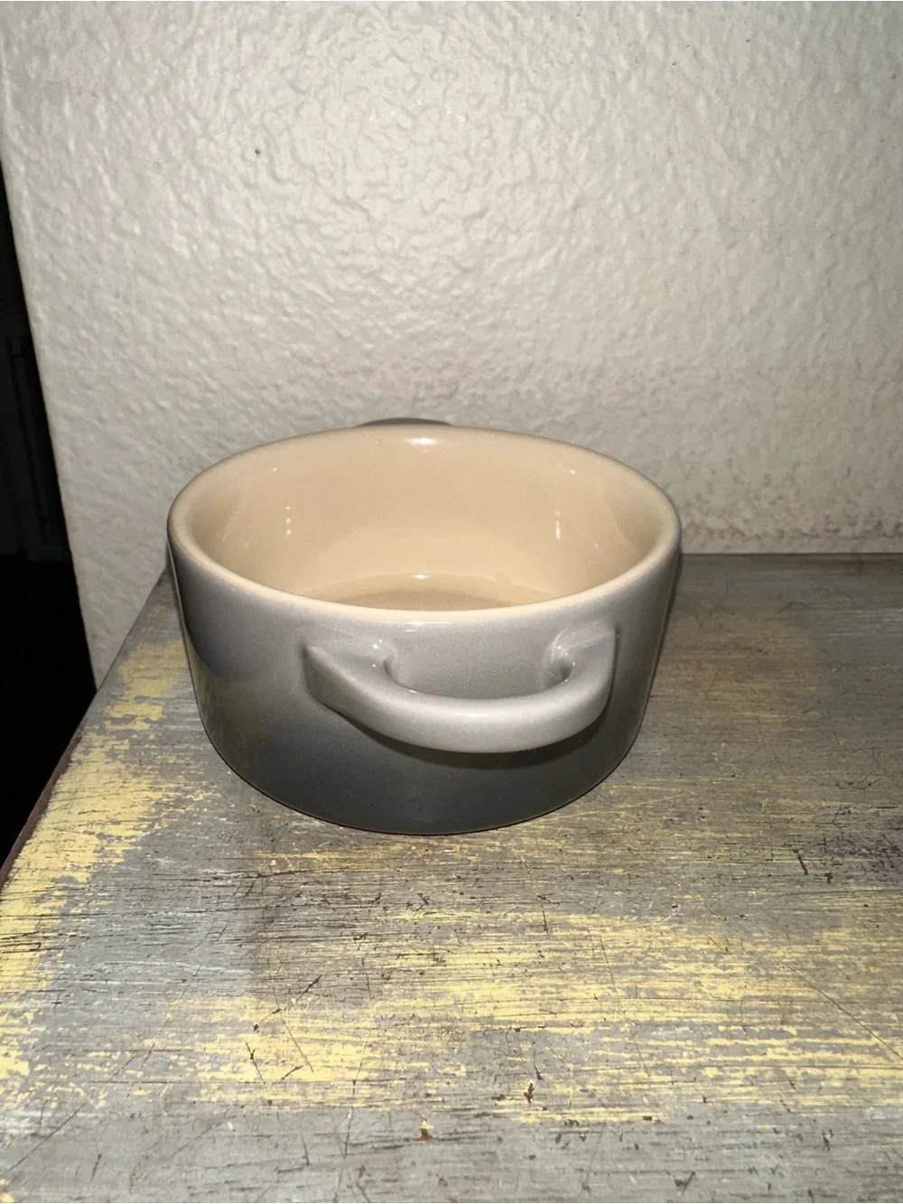 NEW Le Creuset 10cm (8 oz) Mini Round Cocotte- Gray- NO LID